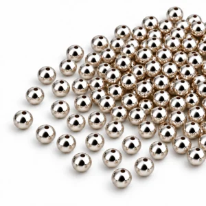 6mm Silver Pearl Beads for Jewellery Making Kit – 1600 Pcs, 200g