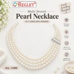 6mm Off-White Pearl Beads for Jewellery Making Kit – 1800 Pcs, 200g - Image 4