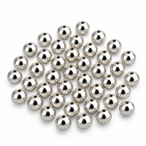 8mm Silver Pearl Beads for Jewellery Making Kit – 650 Pcs, 200g