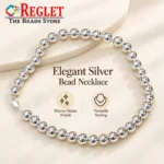 8mm Silver Pearl Beads for Jewellery Making Kit – 650 Pcs, 200g - Image 5
