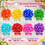 Drop Crystal Beads for Bracelet Making Kit – 760 Pcs, 8 Colours, 12mm × 8mm - Image 4