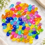 Drop Crystal Beads for Bracelet Making Kit – 760 Pcs, 8 Colours, 12mm × 8mm - Image 6