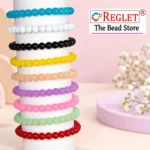 Jelly Glass Beads for Bracelet Making – 250 Pcs, 8mm Multicolour Beads Kit - Image 5