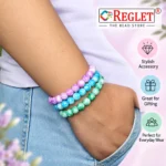 Marble Glass Beads for Bracelet Making Kit – 250 Pcs, 9 Colours, 8mm | REGLET - Image 4