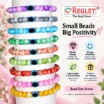 Marble Glass Beads for Bracelet Making Kit – 250 Beads, 10 Charms & 15 Evil Eye Beads - Image 8