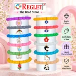 Cylinder Glass Beads for Bracelet Making Kit – 215 Beads, 10 Charms & 15 Evil Eye Beads - Image 5