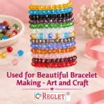 Diamond Cut Crystal Glass Beads for Bracelet Making Kit – 480 Pcs, 12 Colours, 8mm - Image 6