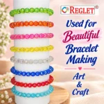 Round Rainbow Crystal Beads for Bracelet Making Kit – 800 Pcs, 8 Colours, 8mm - Image 4