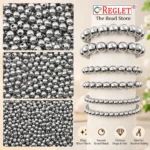 Off-White, Golden and Silver Pearl Beads for Jewellery Making Kit – 5400 Pcs - Image 7